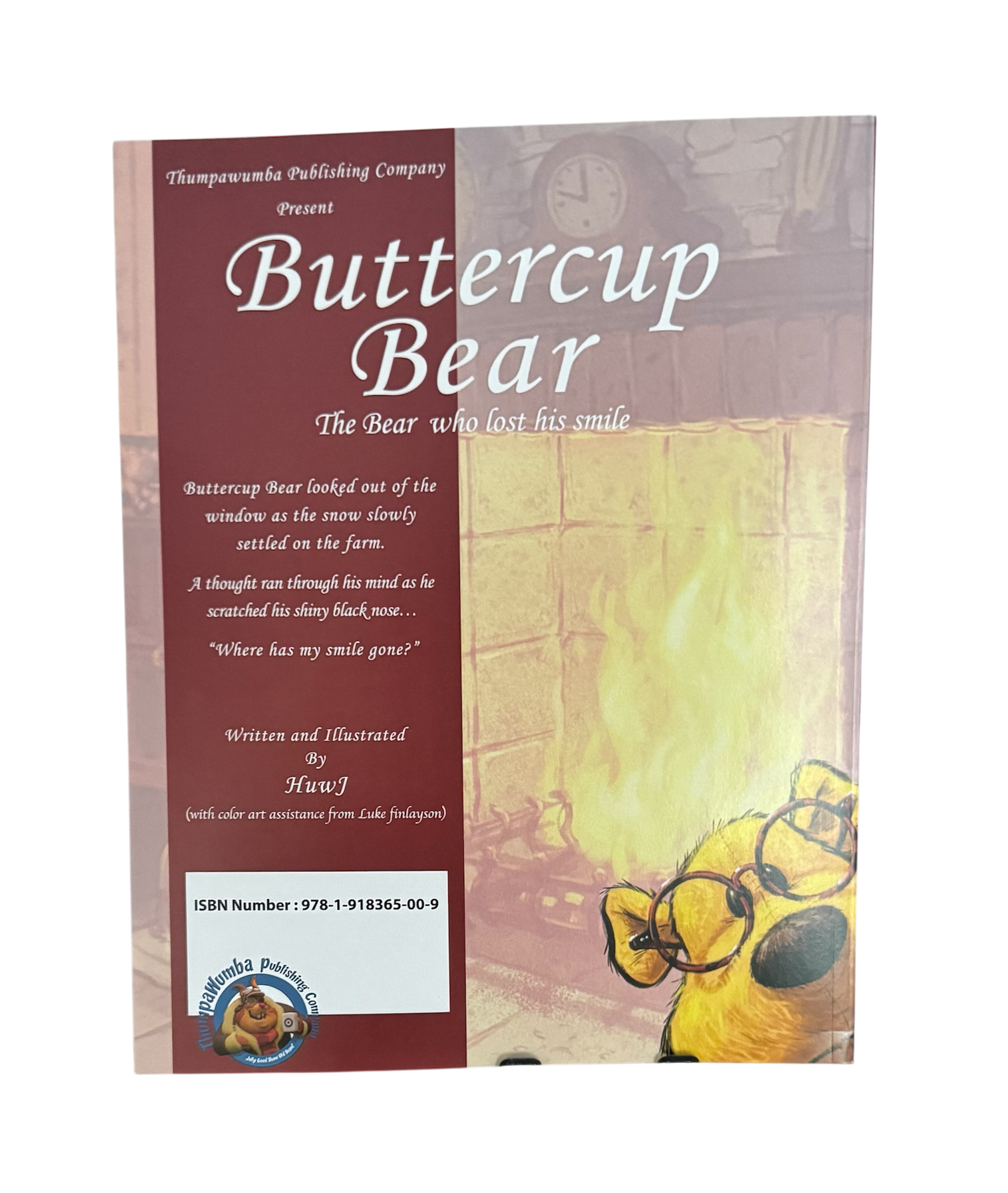 Buttercup Bear 'The Bear That Lost His Smile' Book
